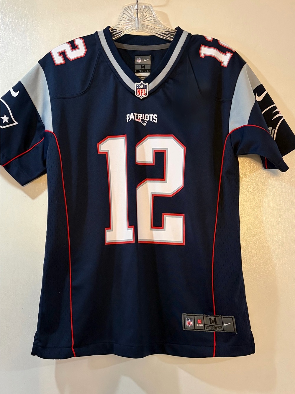 Nike New England Patriots Tom Brady #12 Youth Jersey Sz Medium